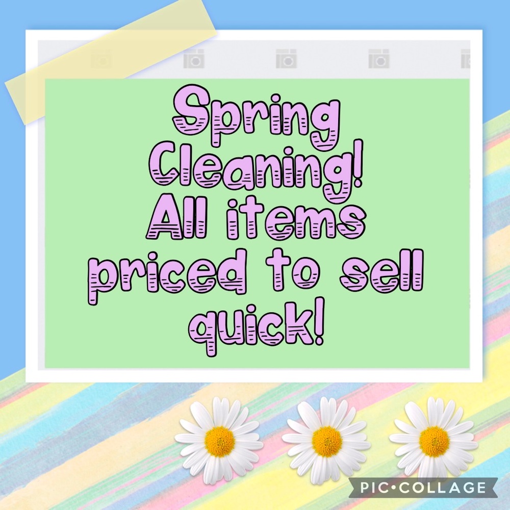 Spring closet clean out sale!